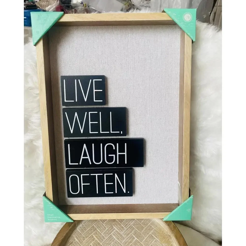 Decorative Wall Art with Inspirational Quote 